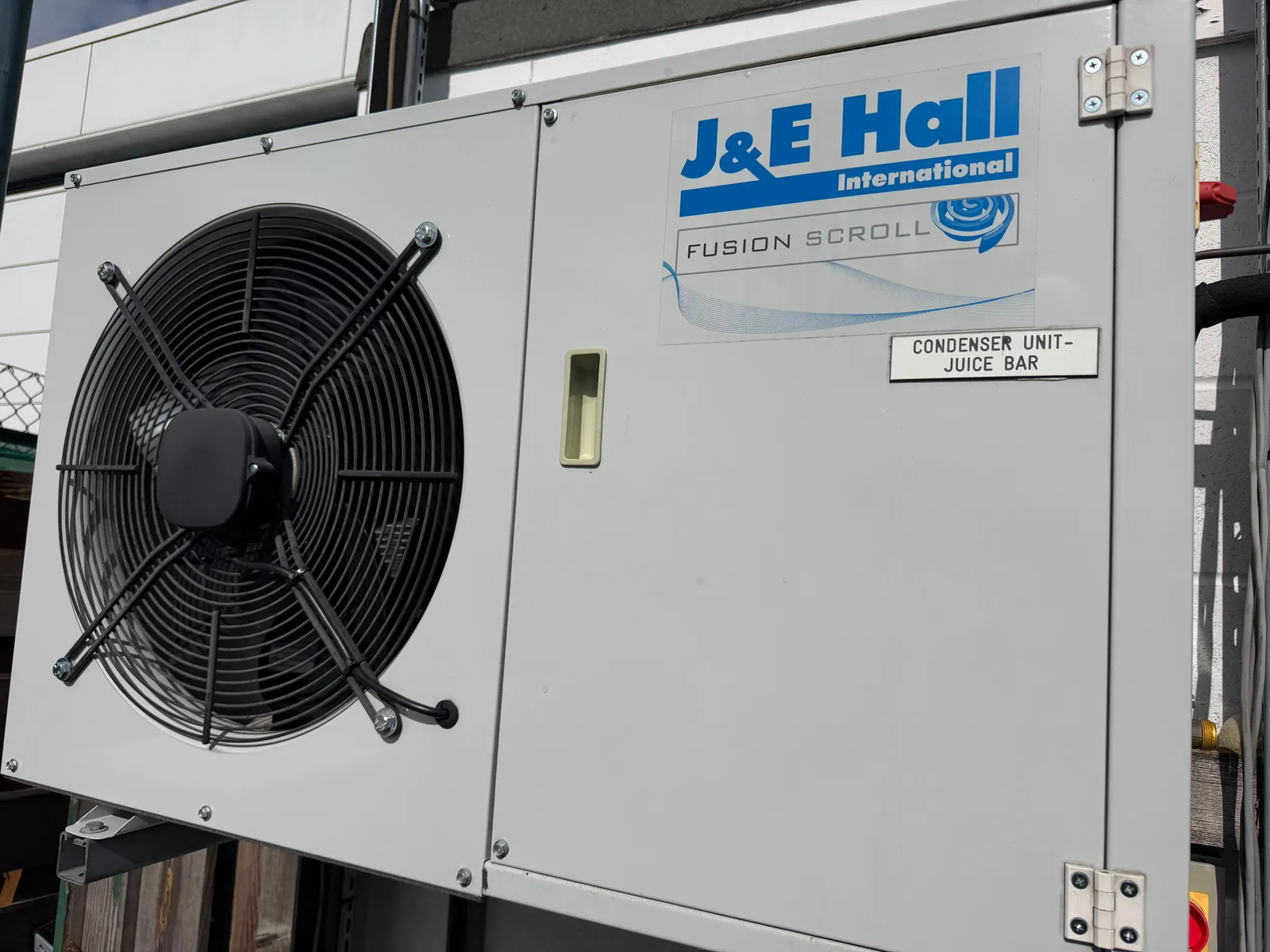 J&E Hall commercial refrigeration condensing unit